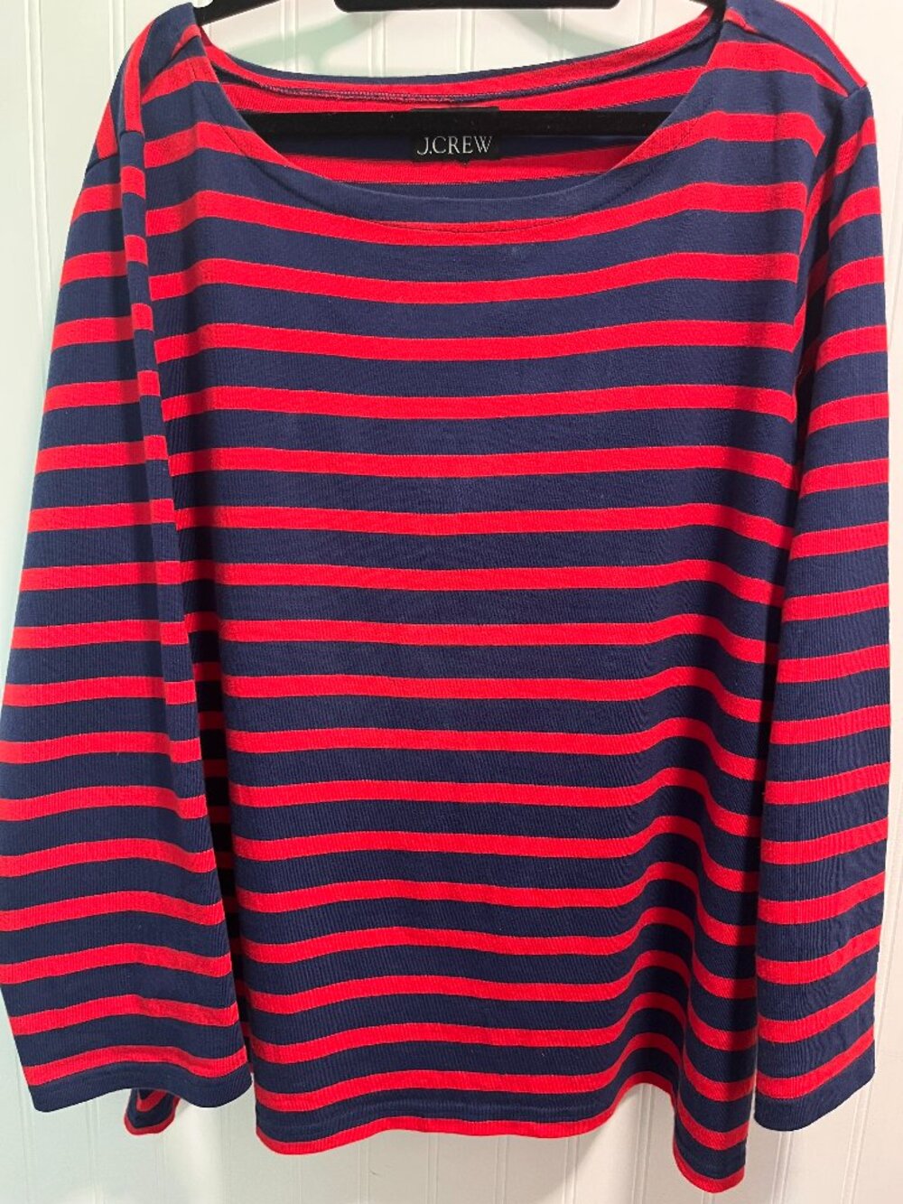 J.Crew Classic Mariner Cloth Boatneck Long Sleeve